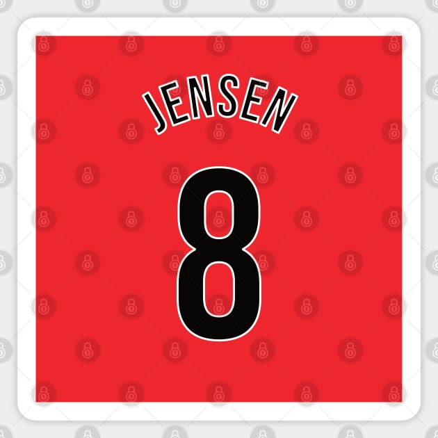 Jensen 8 Home Kit - 22/23 Season Sticker by GotchaFace